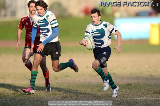2014-11-02 CUS PoliMi Rugby-ASRugby Milano 2076